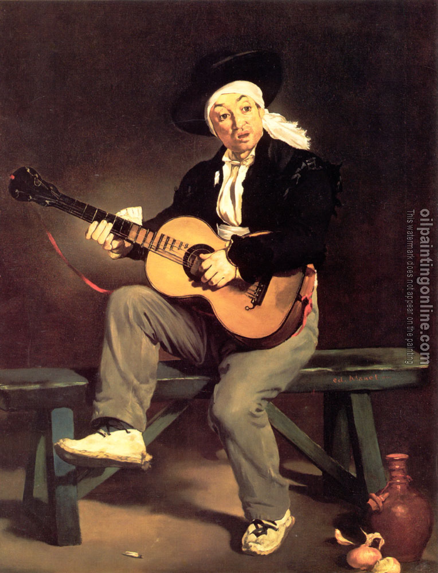 Manet, Edouard - The Spanish Singer( The Guitar Player)